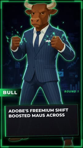 A bull fighter in green rim light with a claim panel beneath.